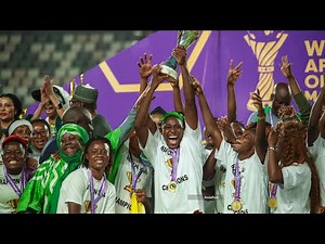 FULL TROPHY PRESENTATION AND CELEBRATION | NIGERIA VS MOROCCO WAFCON FINAL 2024