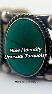 1.7K reactions · 74 shares | How I identify unusual turquoise. #turquoisejewelry #turquoise #navajojewelry #marksublette #medicinemangallery | Mark Sublette Medicine Man Gallery | Facebook