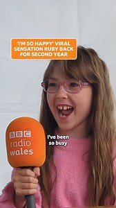 141K views · 1.4K reactions | The best in Wales!  This is what Ruby's been up to after a clip of her went viral at the Urdd Eisteddfod last year | BBC Radio Wales | Facebook