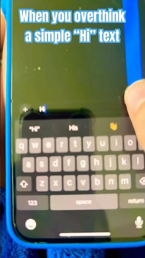 When you overthink a simple “Hi” Text #shorts #text