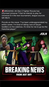 🚨BREAKING: PICCOLO WILL BE A UNIVERSE 6 MEMBER