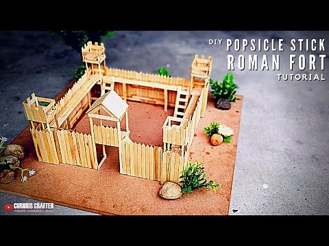 DIY Popsicle Stick Fort Tutorial