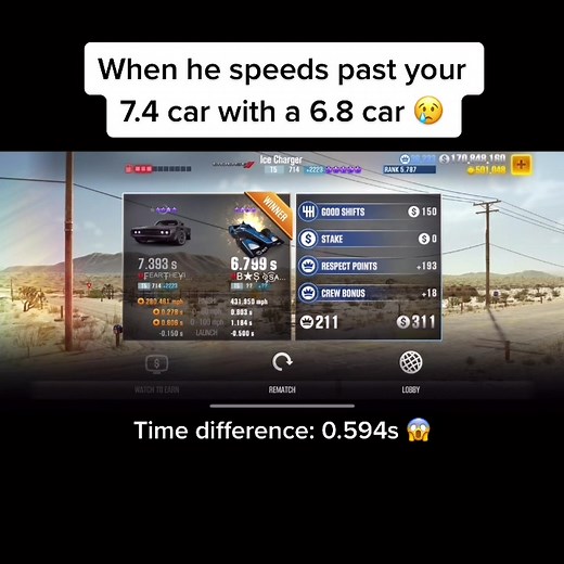 Play me Ice Charger all out next time @csr2_tiktok #csr2 #csr2racing #csrtiktok #csrracing #csr_racing2
