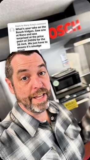 McMullan Appliance on Instagram: "Love the Bosch B36CL80ENS 36” 4 door counter depth fridge."