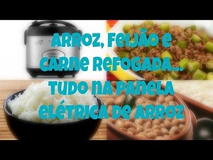 WHAT TO DO IN THE Electric Rice Cooker (Meat, Rice and Beans)