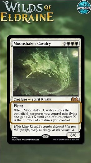 White gets its own Craterhoof? | Moonshaker Cavalry | Magic the Gathering | Wilds of Eldraine