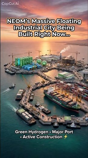 Oxagon – NEOM’s Massive Floating Industrial City Being Built Right Now ⚡