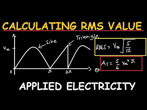 Calculating RMS Value of An Alternating Voltage |Applied Electricity