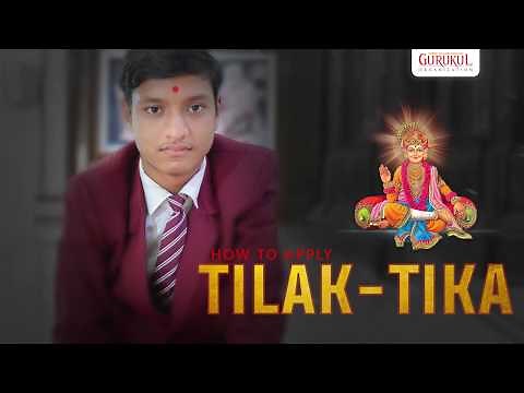 How to do Tilak and Tika ? | Swaminarayan Gurukul