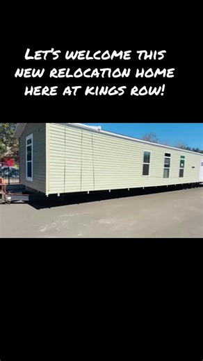 We want to welcome This New Relocation home here at Kings Row!🥳🙌🏻 #kingsrowmhc #newmobilehome #westwindenterprises