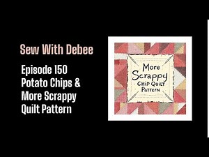 150 Potato Chips & More Scrappy Quilt Pattern #diy #scraps #quilting #scrapfabric #charm #babyquilt