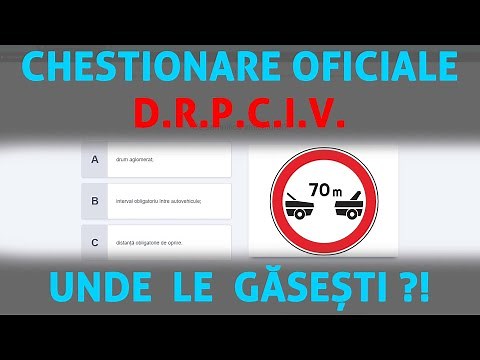 Official DRPCIV questionnaires explained in 3D audio-video