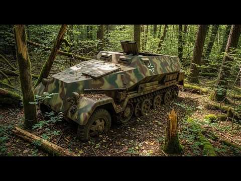 Lost for 80 Years in the Wilderness — A WWII German Sd Kfz 251 Half Track Discovered!