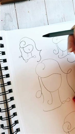 Happy Simple Doodle Faces!