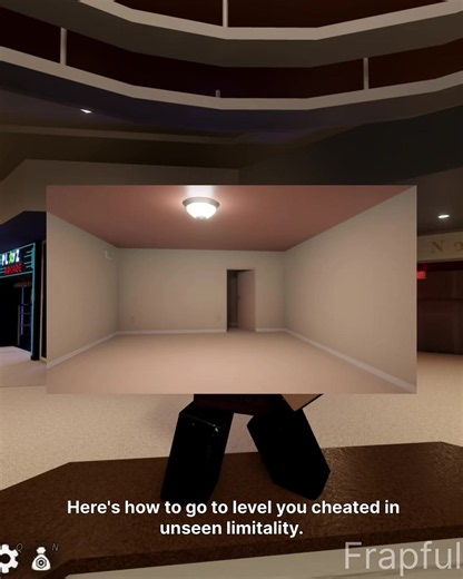How to go to level you cheated in Unseen Liminality ! #fyp #roblox #backrooms #unseenliminality #xyzabc