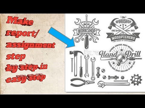 How to write engineering report/Mechanical workshop report