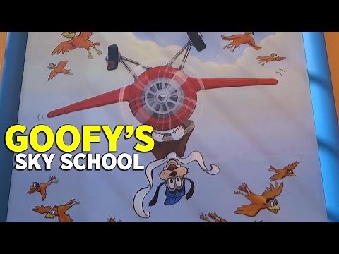 Goofy's Sky School FULL RIDE POV at Disney California Adventure