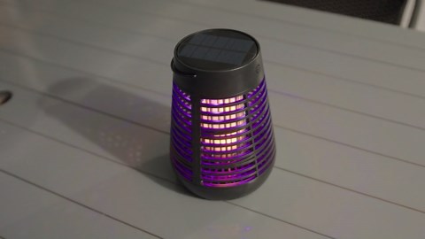 PIC Solar Portable 1/2 Acre Bug Zapper, Mosquito Killer Torch, Black