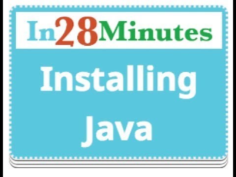 1 - Installing Java JDK