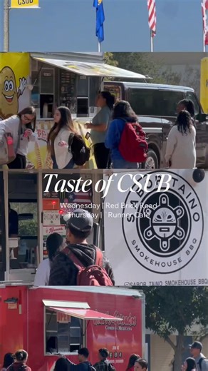 The first-ever Taste of CSUB started today on Red Brick Road — with food, music, samples and giveaways! A nice break away from the classroom or offices to mingle with the campus community and get a snack or lunch. Join Campus Dining again tomorrow in the `Runner Café for another day of activities, food, prizes and music, 11 a.m. to 2 p.m. | California State University, Bakersfield