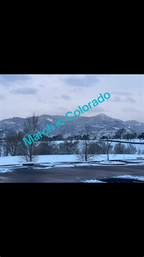 Random snow day in March. #colorado #mountain #snow #spring