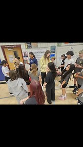 Huge thanks to lovb for an unforgettable day. Our girls’ and boys’ teams got to hit the court with pro middle blockers Ifenna Cos-Okpalla and Sophie Fischer to level up their game. From elite drills to a deep dive into the pro life (and scouting secrets!), our athletes left inspired and ready to work. ​The future of SLC volleyball is looking bright! 🏔️🔥 ​ #learningisfun #volleyballlife | Thomas Jefferson Jr High