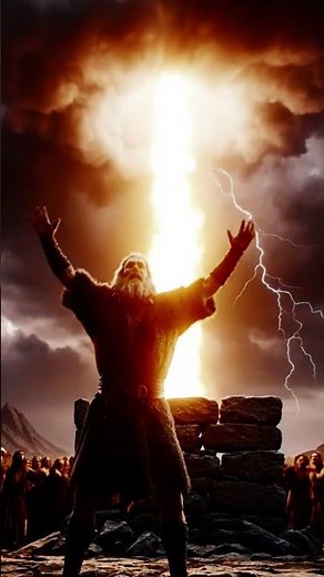 “Fire From Heaven! 🔥 Elijah’s Miracle on Mount Carmel | Epic Bible Story”