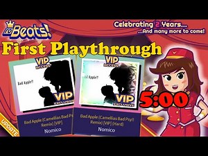 Bad Apple (Camellias Bad Psy!! Remix) (Normal)&(Hard)| 5:00 Song | First Playthrough (RoBeats!)