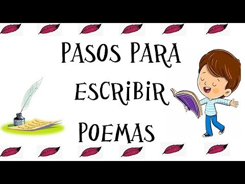 Pasos para escribir un poema | Educación Primaria