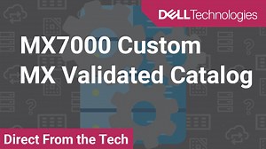 Como criar um catálogo personalizado validado do MX usando o Dell EMC Repository Manager