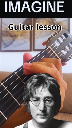 526K views · 9.5K reactions | Guitar lesson - Imagine #fblifestyle | Acoustic violão solo | Facebook
