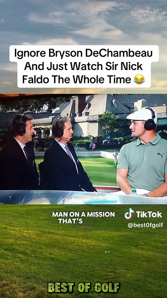 Ignore Bryson DeChambeau And Just Watch Sir Nick Faldo The Whole Time ! #golf #golfer #golftiktok #golftok #sirnickfaldo #brysondechambeau
