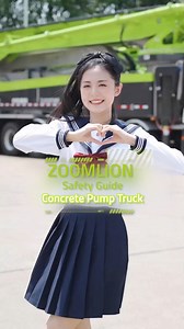 1.2K views · 66 reactions | #ZOOMLIONBrand Ding! Here's a ZOOMLION Safety Guide for you! Attention, please! Concrete pump trucks, do not park on slopes, and stay clear of high-voltage power lines! Safety first! | ZOOMLION | Facebook