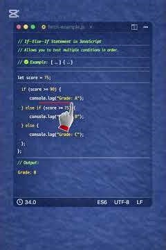 If & Else in JavaScript Made Simple 🤯 #viral #javascript #coding