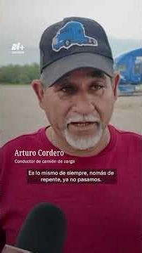 Filas de Camiones en la Frontera por Nueva Política Aduanera