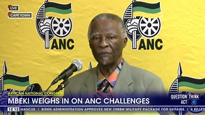 [LIVE 🔴] Former President Thabo Mbeki weighs in on ANC challenges. He says support for the party has dropped by 30% which is a major crisis. #AllAngles #DStv403 #eNCA | eNCAnews