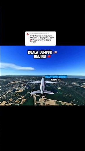 Kuala Lumpur 🇲🇾 To Beijing 🇨🇳 | 🇲🇾 Malaysian Airlines 🇲🇾 | ✈️ Boeing x777 ✈️ | #aviation