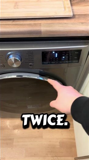 How to use the drain function on a LG washing machine #lg #diy #washingmachine #applainces