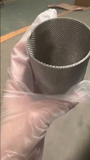 Precision in Every Detail – Stainless Steel Multi-Layer Filter #industrialfiltration