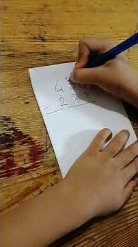 [MATHS PRIMAIRE CE2] SOUSTRACTION POSÉE AVEC RETENUE EXPLIQUÉE PAR UN ENFANT