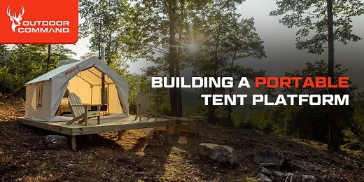 How to Build Your Own Portable Tent Platform