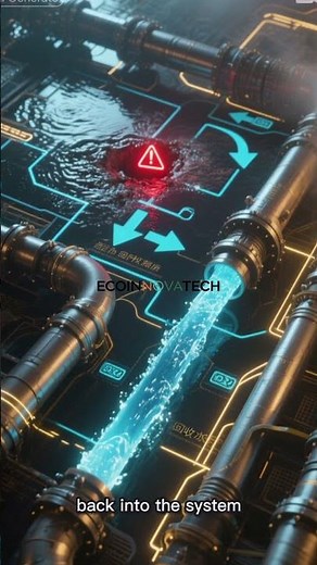 Smart water grids 💧🤖 AI detecting leaks & saving every drop #EcoInnovaTech #SmartWater #CleanTech