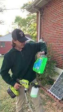 Ryobi Foam Cannon Quick Demo Mini Pressure Washer