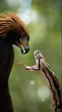 Fearless Eagle Battles Giant Python in Epic Fight 🦅🐍🔥
