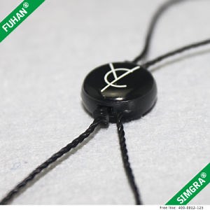 [Hot Item] Custom Embossed Logo Plastic Seal Hang Tag Plastic String Lock