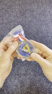 2-1/2 Inch Die-Cast Metal 2nd Place Award Medal with Antique Gold Finish and Red White and Blue Neck Ribbon Trophy Medals Awards Second Runner up (Pack of 1)