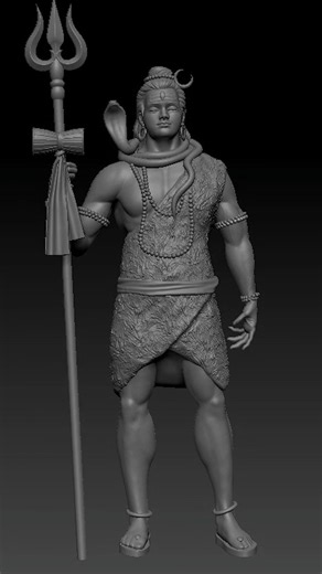Shiva Digital Sculpting Zbrush #reinsacademy #vishalrein