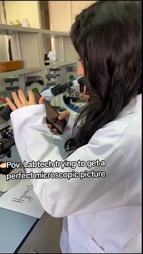 9.4K views · 473 reactions | Lab tech trying to get a perfect microscopic picture 梁 #labtech #medical #mltglobe #laboratory | Medical Lab Technology - MLT Globe | Facebook