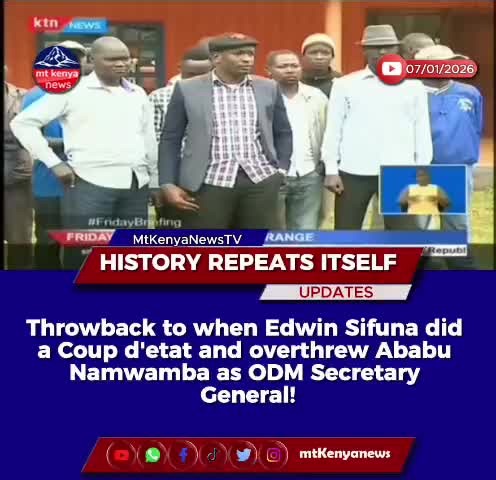 Edwin Sifuna's Political Coup in ODM History