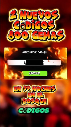 Revelado😟Código diamantes para canjear 🎁 en las 99 noches del bosque | Roblox CODIGO real 😶‍🌫️